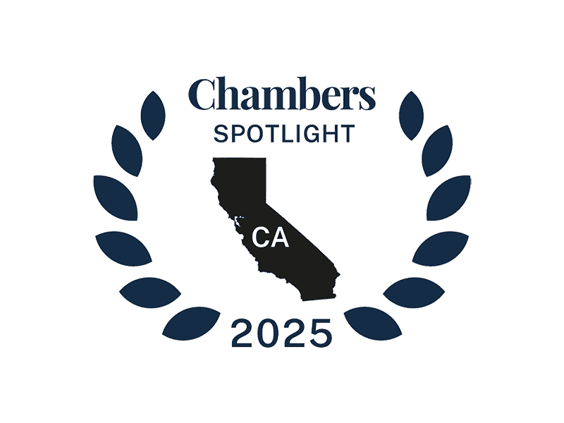 Chambers Spotlight logo featuring California map and laurel wreath.